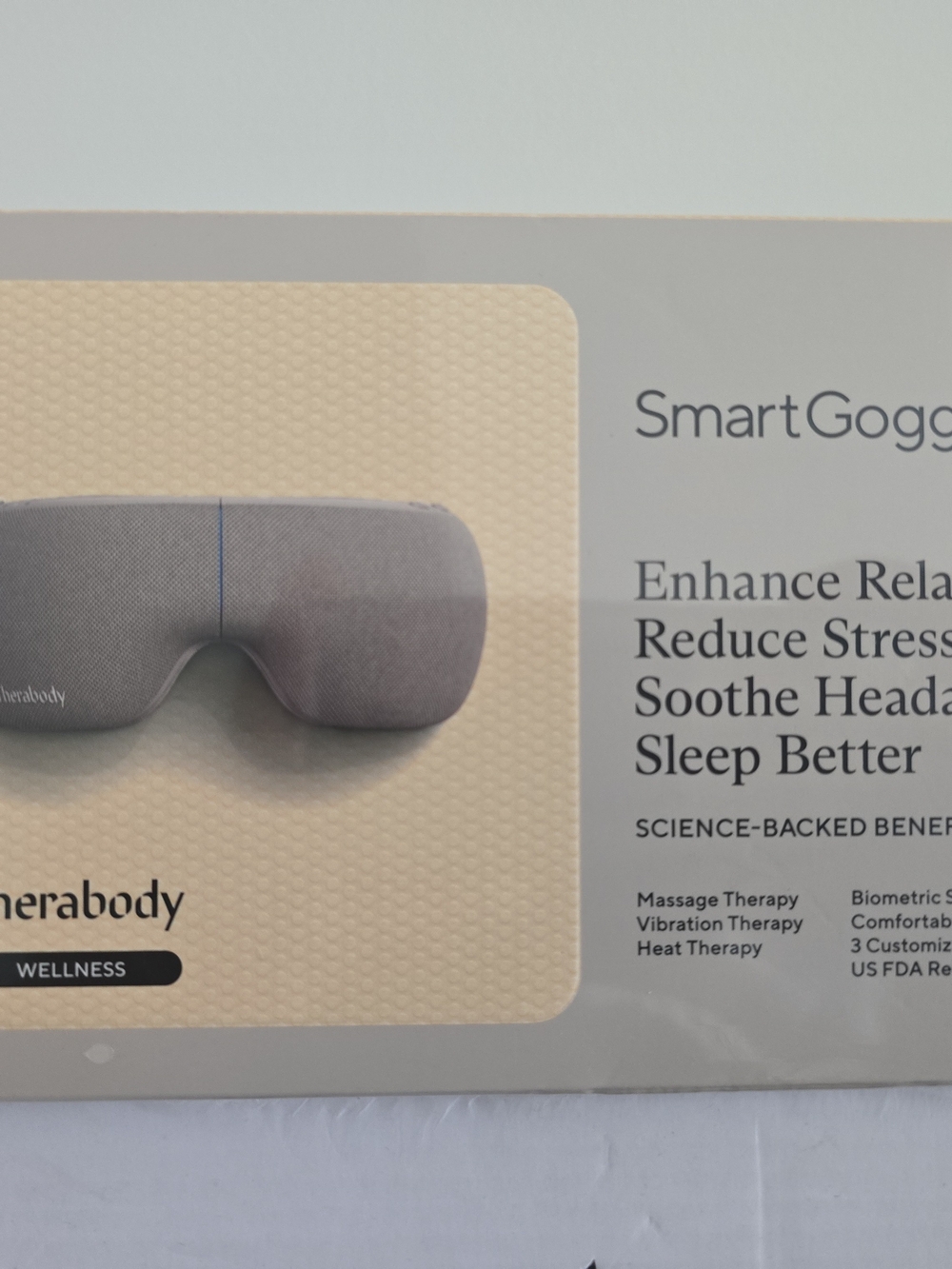 Therabody SmartGoggle Eye Massager - Gray